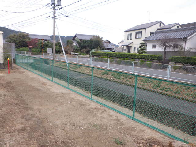 ネットフェンス撤去・設置工事【岐阜市】