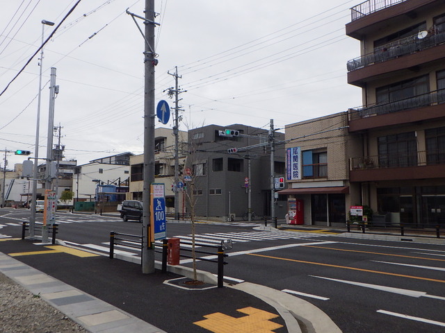 岐阜市の土木・建設工事・脱着式ＳＰ基礎　株式会社ＡＫメンテナンスの近況工事「道路反射鏡設置」